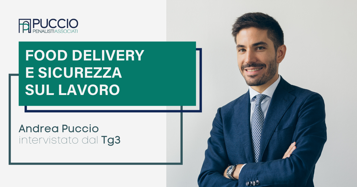 Food delivery e sicurezza sul lavoro: Andrea Puccio intervistato dal Tg3