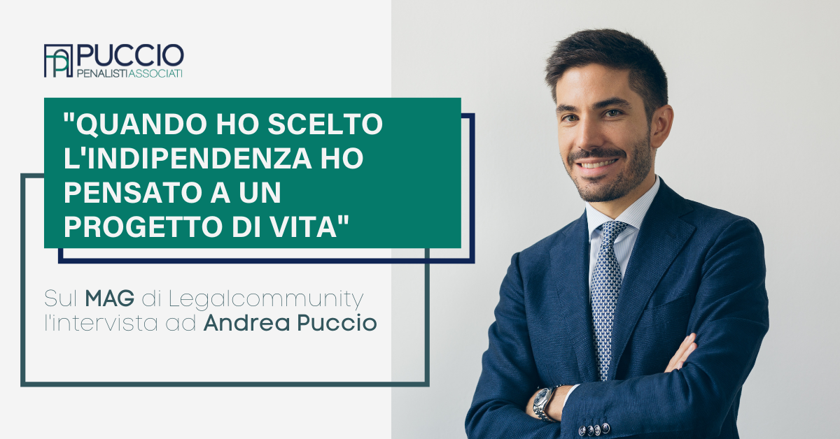 “Quando ho scelto l’indipendenza ho pensato a un progetto di vita” Andrea Puccio su MAG